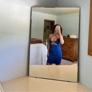 Princess Polly chantel mini dress blue